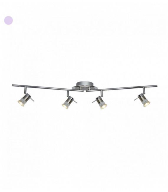 Spot ariete proiettore GU10 LED IP44 4 fiale