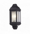 Outdoor wall light and black porch ceiling light - ip44