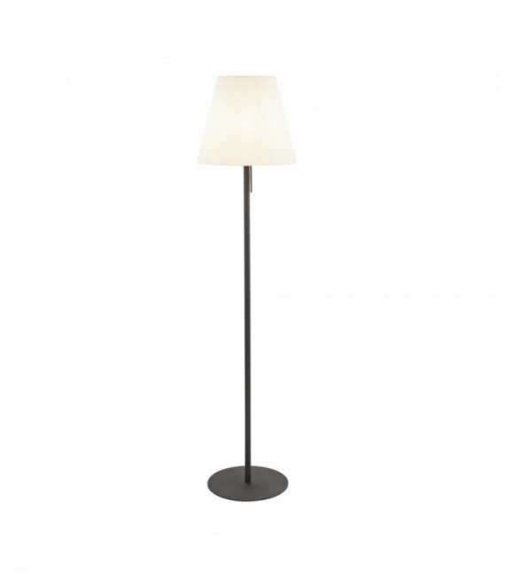 lampada LED esterno conico ombra pc bianco grigio scuro
