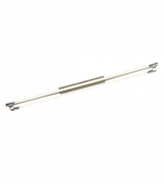 doppio LED fascia soffitto 2 x 18 watt acciaio inossidabile