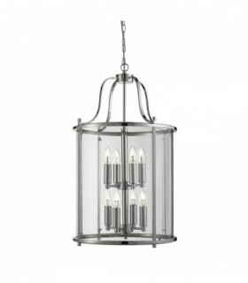 Victorian lantern 8 light pendant