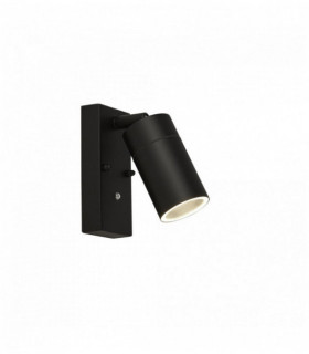 1 esterno lampadina con sensore crepuscolare all'alba, nero
