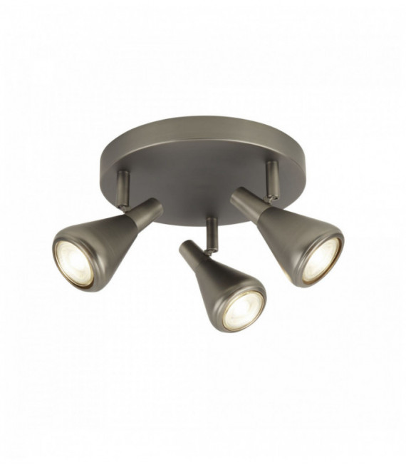 Projektor tinley 3 GU10-Lampen antikes Silber