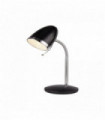 Boston black and chrome work lamp