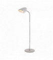 Lampadaire boston blanc et chrome