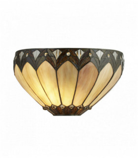 WALL TRANSPARENT PEARL TIFFANY / BROWN / VIOLET