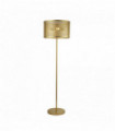 Floor lamp mesh 2 bulbs matt gold