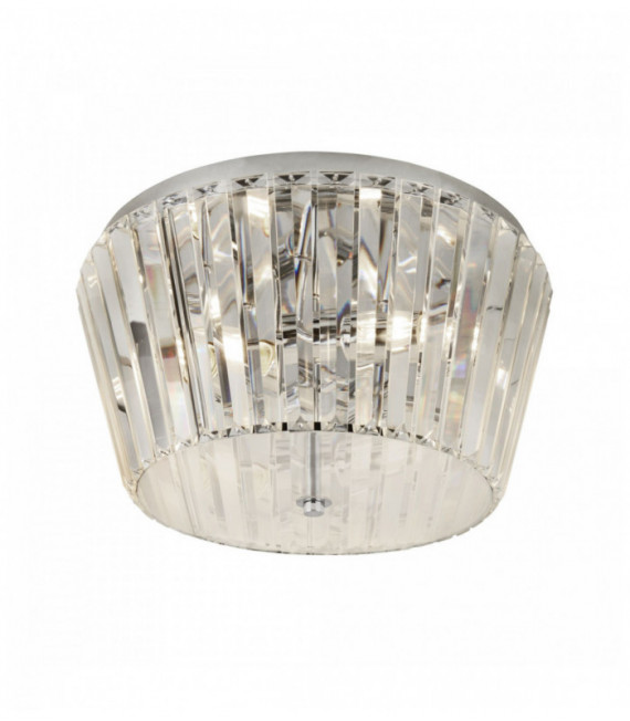 tiara soffitto 3 lampadine chome con cristallo