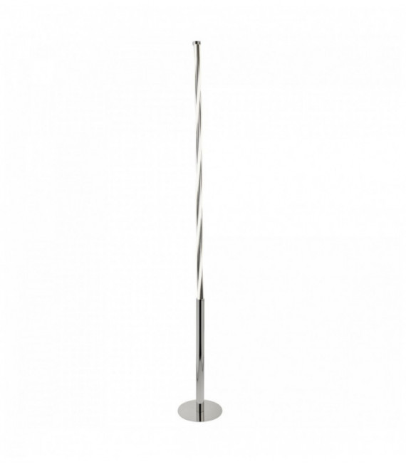 LED-Lampe Twister Chrom