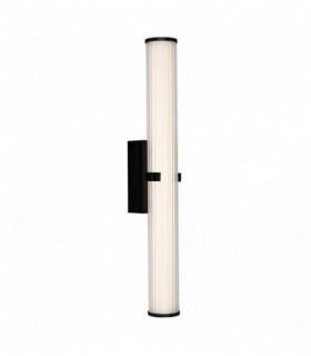Applique murale noire à pince 23w. ip44