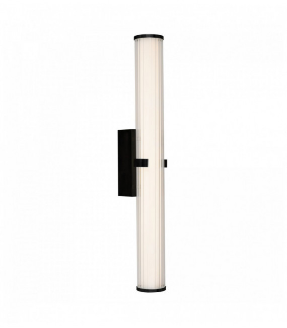 Applique murale noire à pince 23w. ip44
