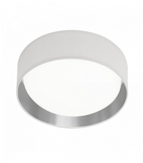 Decken gianna 1 LED-Lampe Schatten Acryl weiß / silber