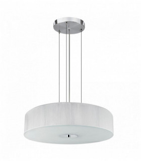 Pendant light trinity white chain 3 bulbs