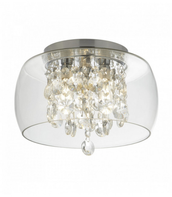Transparente Glasabdeckung 3 Tropfen Kristallampullen