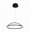 Matt black magic led pendant light