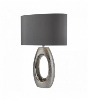 Table Lamp base ovale cromo artigiano 1 fiala