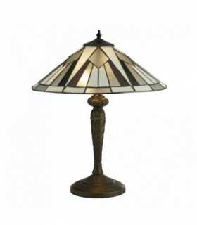 Gatsby table lamp tiffany bronze / black / transparent / white / multi
