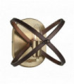 Hoopla 1-light bronze wall light