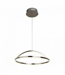 Suspension led magique argent satiné