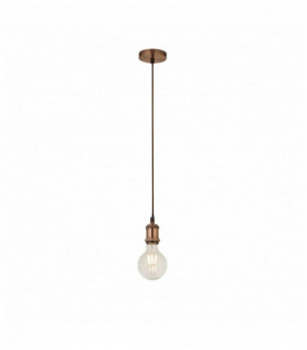 Rame antico sospensione cavo 1 flaconcino con cavo marrone tessili 1,5 mtr