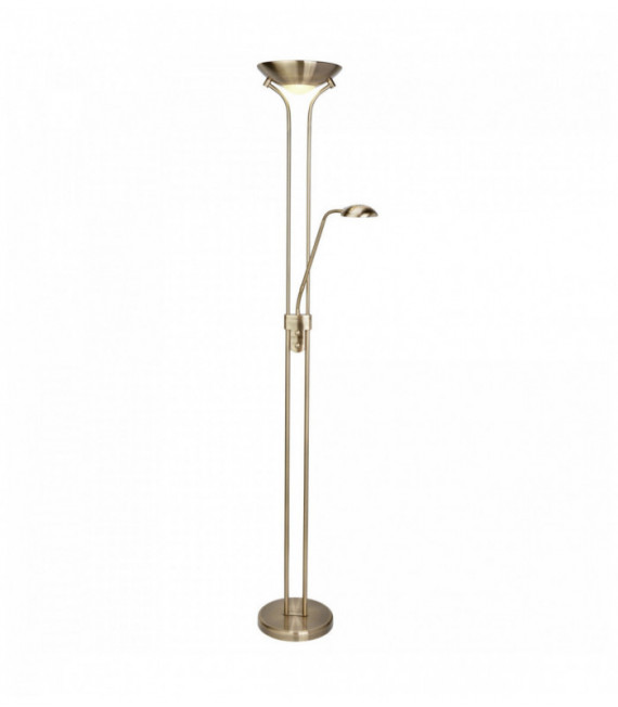 Led Mutter und Kind Stehleuchte - Antique Brass