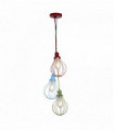 Suspension cage à ballon multi-gouttes 3 ampoules pour enfants