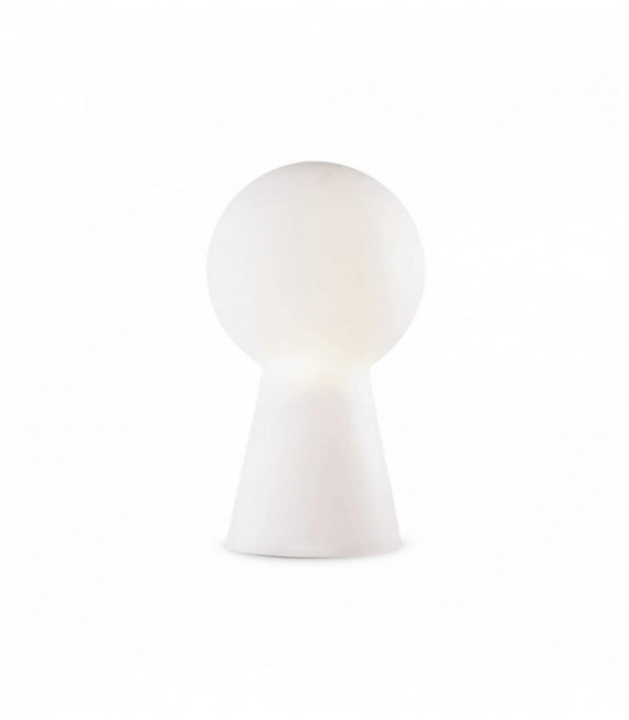 Lampe de table Blanche BIRILLO 1 ampoule Diamètre 28 Cm