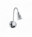 Chrome wall lamp FLEX 1 bulb