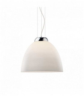 TOLOMEO weiße Pendelleuchte 1 Glühbirne