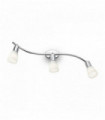 Applique murale Blanche SNAKE 3 ampoules