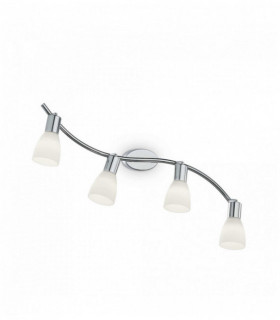 Plafonnier Blanc SNAKE 4 ampoules