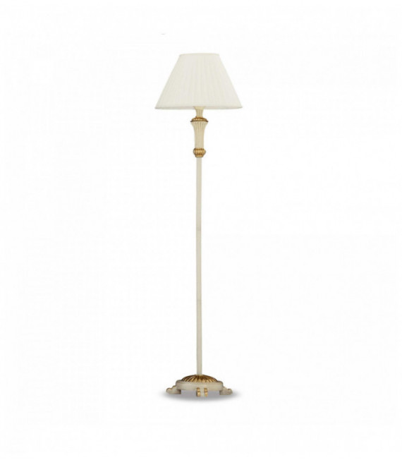 FIRENZE antike weiße Stehlampe 1 Glühbirne