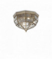 NORMA Brown ceiling lamp 3 bulbs