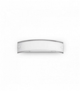 Weiße Wandleuchte DENIS 1 Glühlampe Durchmesser 46 cm