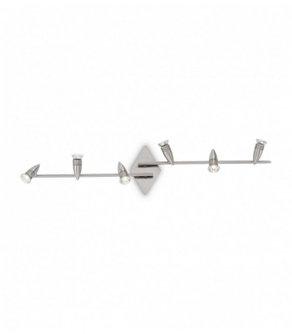 ALFA nickel ceiling light 6 bulbs