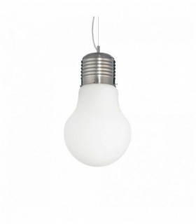 LUCE BIANCO Lampada a sospensione in nichel 1 lampadina
