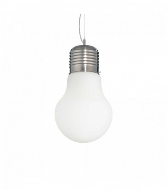 LUCE BIANCO Lampada a sospensione in nichel 1 lampadina