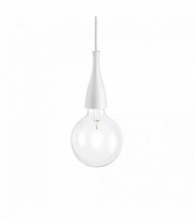 Lampadario MINIMAL bianco 1 lampadina