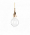 Gold pendant light MINIMAL 1 bulb