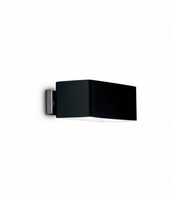 Applique murale Noire BOX 2 ampoules