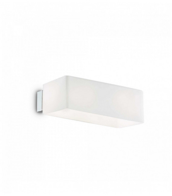 Applique bianca BOX 2 lampadine