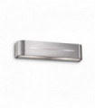 Aluminum wall light POSTA 2 bulbs