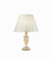 Lampe de table Blanche antique FIRENZE 1 ampoule
