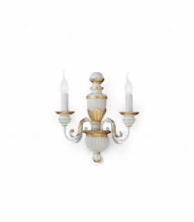 Applique FIRENZE bianco antico 2 lampadine