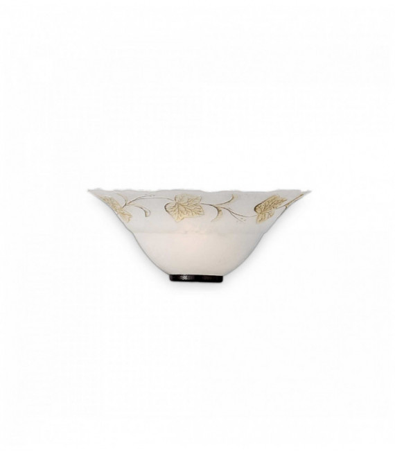 Ambrée wall light FOGLIA 1 bulb