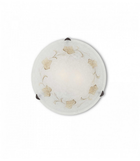 Amber FOGLIA ceiling light 2 bulbs