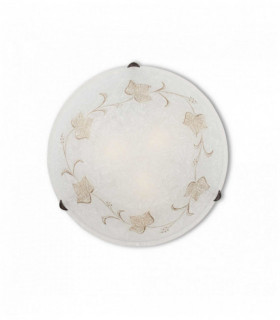 Plafonnier Ambre FOGLIA 3 ampoules