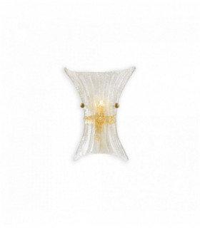 FIOCCO Bernstein Wandleuchte 1 Glühlampe Durchmesser 42 cm