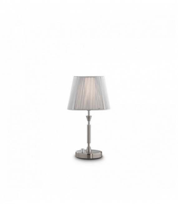 Silver PARIS table lamp 1 bulb