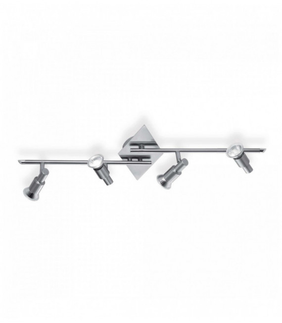 Ceiling light Nickel SLEM 4 bulbs